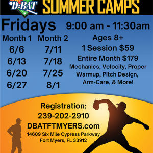 D-Bat Fort Myers - Baseball Pitching Camp