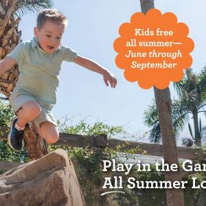 Naples Botanical Garden Kids get in Free all Summer