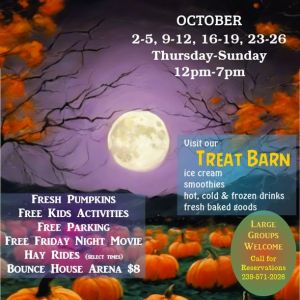 10/2 - 26 Prana Farms Pumpkin Patch