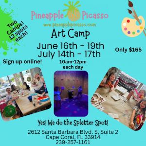 Pineapple Picasso Summer Art Camp