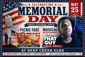 05/25 Memorial Day Recognition at Deep Creek Elk Lodge