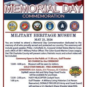 05/25 Military Heritage Museum Memorial Day Ceremony