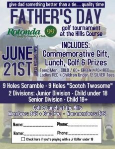06/21 Golf Tournament at Rotunda Golf and Country Club